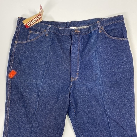 Vintage Dickies Branders Straight Leg Dark Wash Jeans 50x32 NWT - Picture 2 of 12